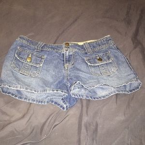 Denim shorts